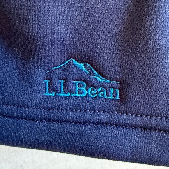 L.L. Bean ProStretch Fleece Vest.  Blue ~ Sappi Paper Logo - Picture 8 of 11
